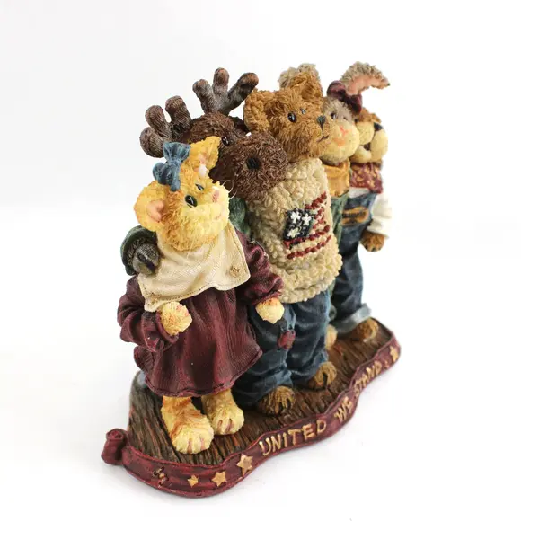 Boyds Bears J.B. Bearyproud & Pals United We Stand Figurine #227812 2003