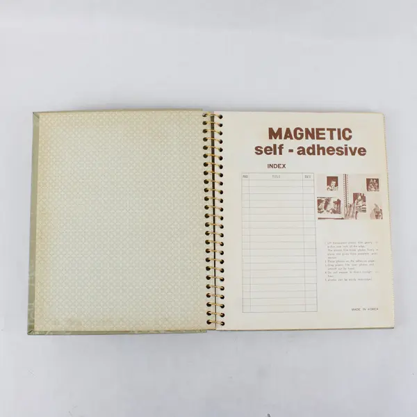Unbranded Used Photo Album Magnetic Self-Adhesive Pages Made in Korea