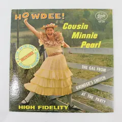 Howdee! Cousin Minnie Pearl LP Starday Records SLP 224