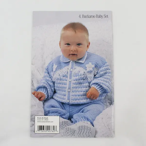 Coats & Clark Pattern Booklet Sets to Crochet Just For Baby Book 0108 2000 PB