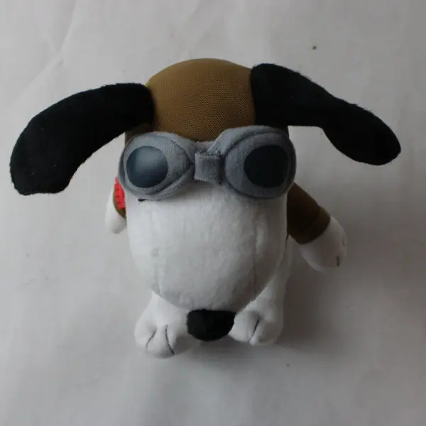 Vintage 2015 MetLife Snoopy Flying Ace Plush Stuffed Animal Aviator Pilot