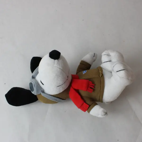 Vintage 2015 MetLife Snoopy Flying Ace Plush Stuffed Animal Aviator Pilot