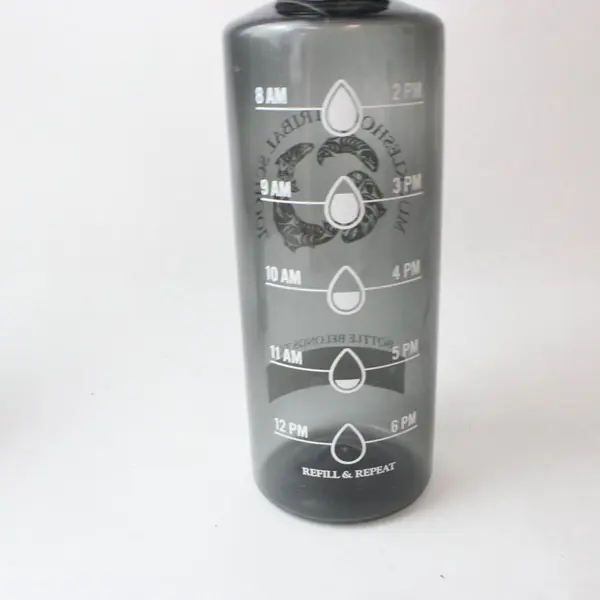 Lot of 2 25 oz Gray Water Bottles Muckleshoot Tribal School