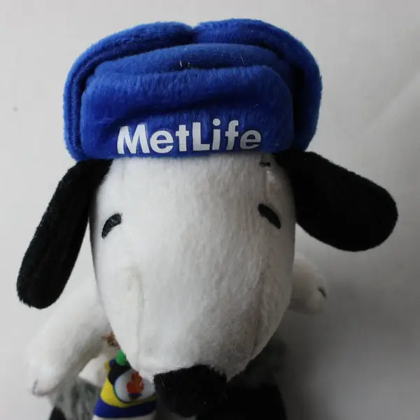 2014 MetLife Peanuts Winter Olympics Snoopy Plush 6"