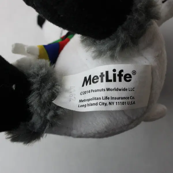 2014 MetLife Peanuts Winter Olympics Snoopy Plush 6"
