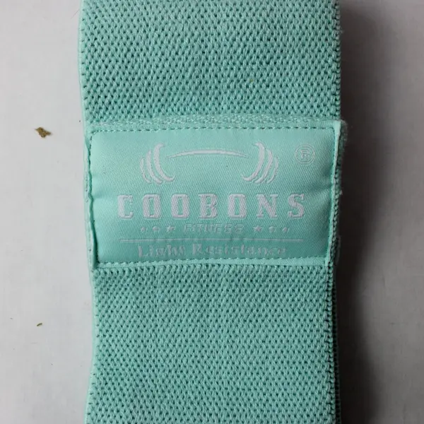 Lot of 3 Coobons Pastel Fabric Resistance Bands Non-Slip Grips Fitness Yoga