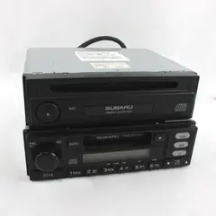 OEM Subaru 2-Piece Radio CD Cassette H6240LS001 CX-DF1910F 86201FC070