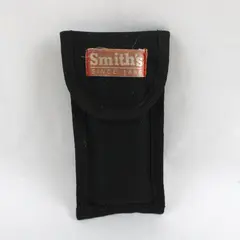 Smith's Pocket Sharpening Stone w/ Black Case Portable Used