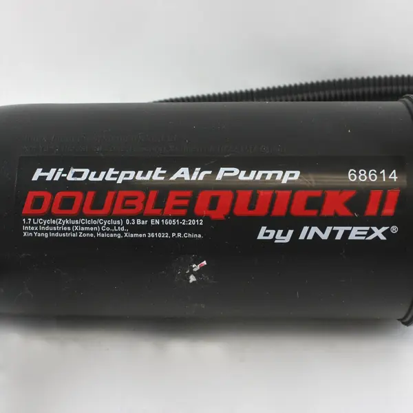 Intex Double Quick II Hand Pump 68614 Hi-Output Air Pump Air Mattress Raft