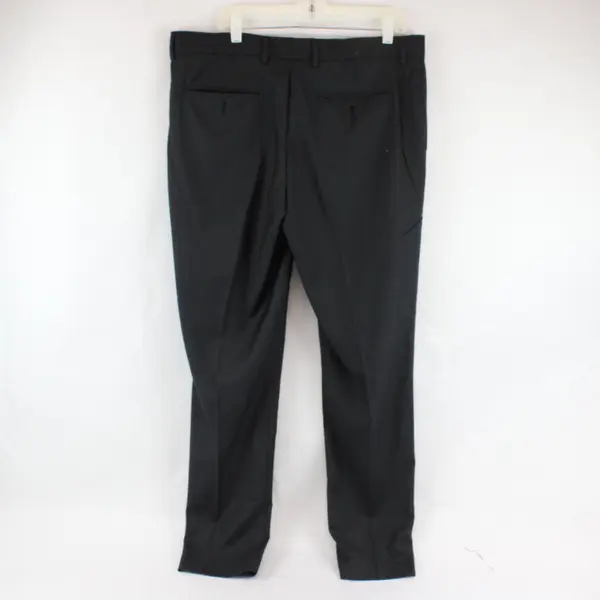 Perry Ellis Portfolio Black Slim Fit Dress Pants Men's 36x32