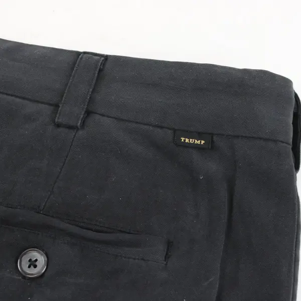 Donald J. Trump Black Straight-Leg Dress Pants 38x30