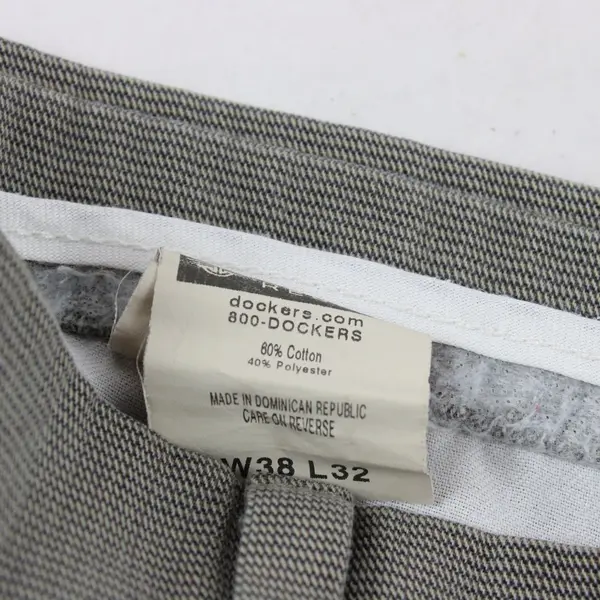 Dockers Recode Taupe Straight Leg Dress Pants Men W38 L32 30 Inseam