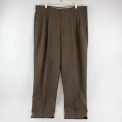 Slates Basics Brown Straight-Leg Pleated Dress Pants Men's 38x32