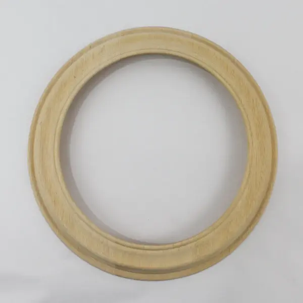 Lot of 2 Van Hygan & Smythe H-93 Plate Frames 8in Natural Wood Grain