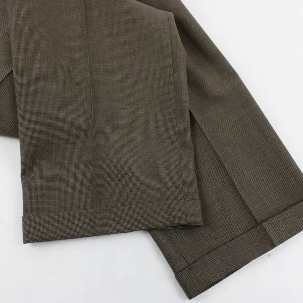 Slates Brown Straight Leg Dress Pants Men's 38x30 Tag W38 L32