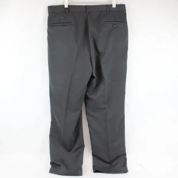Dockers Golf Dark Gray Pleated Tapered-Leg Dress Pants Men's Size 36x32