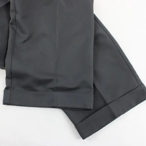 Dockers Golf Dark Gray Pleated Tapered-Leg Dress Pants Men's Size 36x32