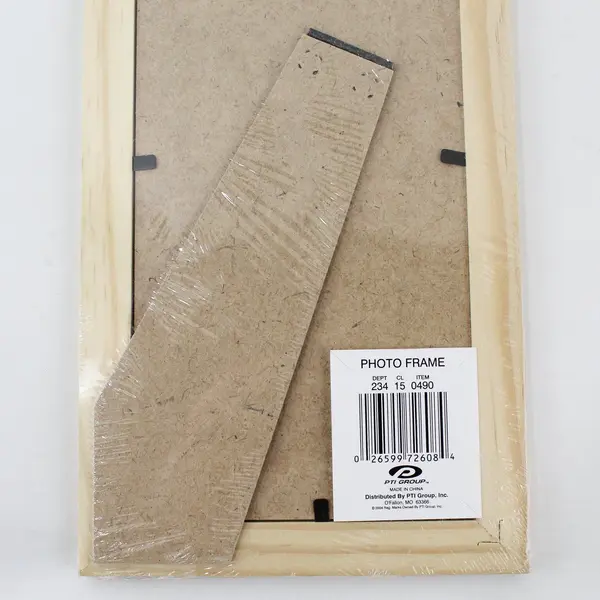 Lot of 4 PTI Light Wood Tabletop Collage Picture Frames 3 Openings