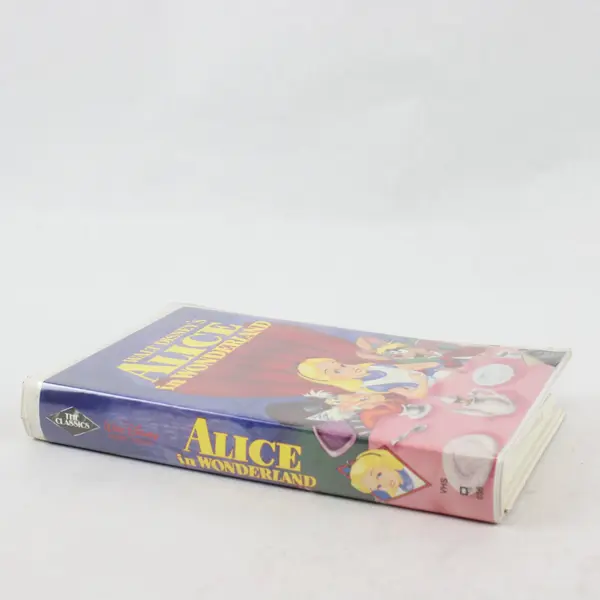 Vtg 1998 Disney Classic Alice In Wonderland Black Diamond Edition VHS Clam Shell