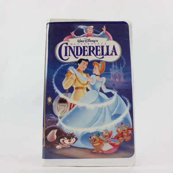 Vintage Walt Disney's Masterpiece Collection VHS Tape Cinderella Animated 1950