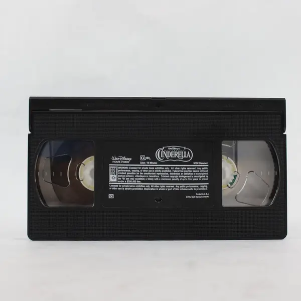 Vintage Walt Disney's Masterpiece Collection VHS Tape Cinderella Animated 1950