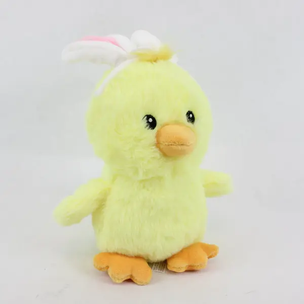 American Greetings Yellow Chick Plush with Bunny Ears 10" Easter Stuffed Toy