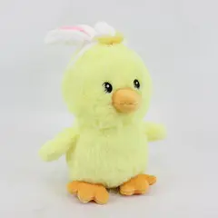 American Greetings Yellow Chick Plush with Bunny Ears 10" Easter Stuffed Toy