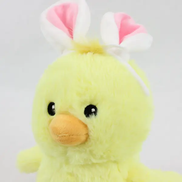 American Greetings Yellow Chick Plush with Bunny Ears 10" Easter Stuffed Toy