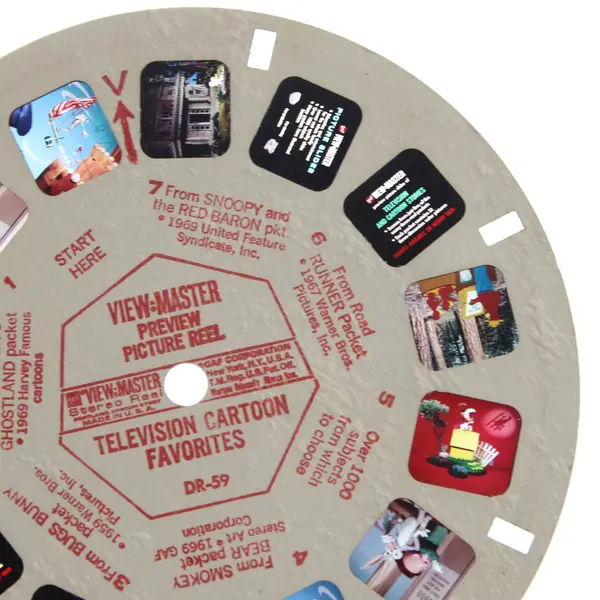 Lot Of 3 Vintage View-Master Picture Tour Preview Reels DR-59 DR-62 DRE-7-E 