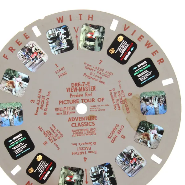 Lot Of 3 Vintage View-Master Picture Tour Preview Reels DR-59 DR-62 DRE-7-E 