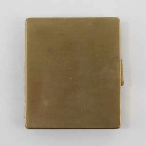 Vintage GOURIELLI Switzerland Face Powder Vanity Compact, 2.2"x2.8" 