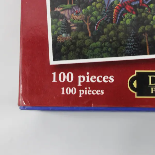 Imaginary Dragons 100-Pc. Jigsaw Puzzle 16"x20" Dowdle Folk Art Complete 2013