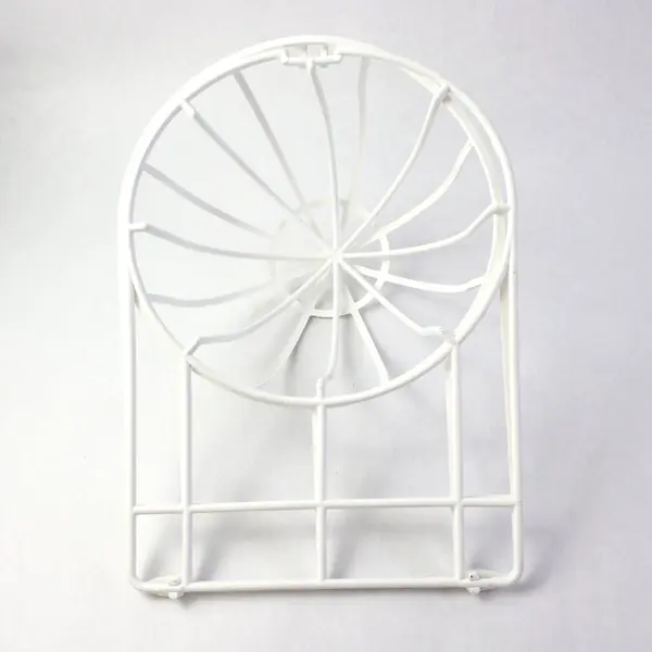 Lot of 2 White Plastic Baseball Cap Washer Frame Laundry Accessories