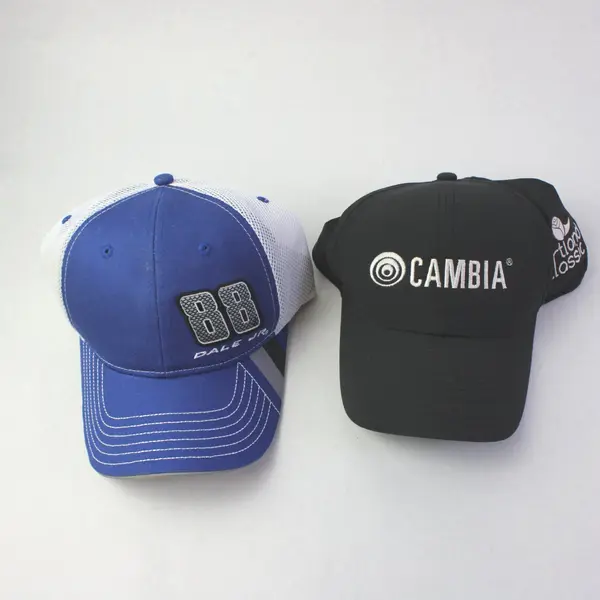 Lot of 2 Dale Jr 88 NASCAR Nike Legacy91 Dri-FIT Cambia Portland Classic Caps