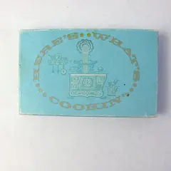 Current Inc Here's What's Cookin' 41 Card Boxed Recipe Set White Candy Recipe