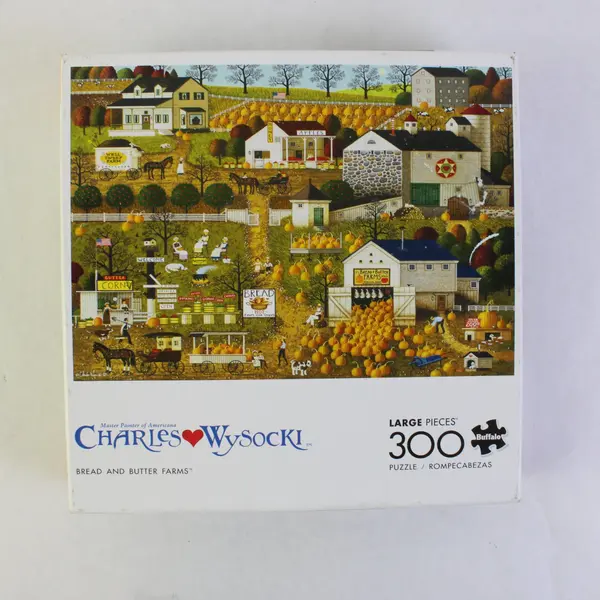 300-Pc. Charles Wysocki Jigsaw Puzzle, Bread & Butter Farms #92600
