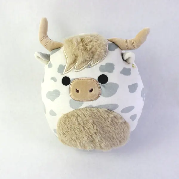 Jazwares Squishmallows Borsa the Spotted Highland Cow 7.5" Plush