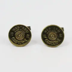 Vintage Western Super-X No. 12 Shotgun Shell Cufflinks