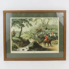 Samuel Howitt La Chasse Au Renard Fox Hunting No. 3 Framed Matted Print