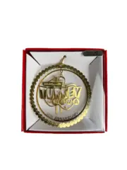 Turkey Rama McMinnville OR 50th Anniversary Brass Ornament Nation's Treasures