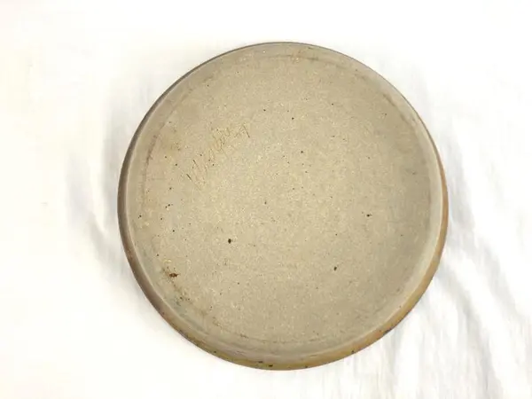 Hand Crafted Elaine's Gourmet Delights 1977 Pottery Bowl 12in Studio Art