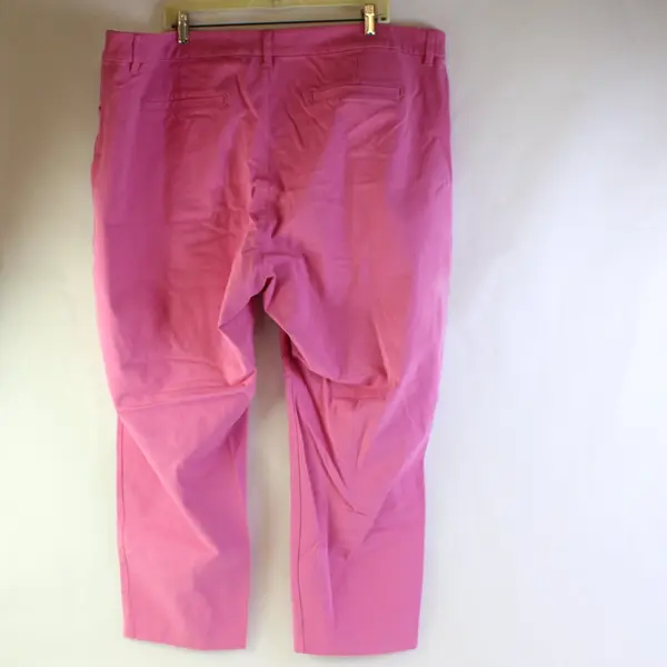 Old Navy Pixie High Rise Secret-Slim Pockets Pink Pants Sz 24 Plus Long 