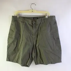 Dockers Khaki Shorts Olive Green Men’s 38 100% Cotton