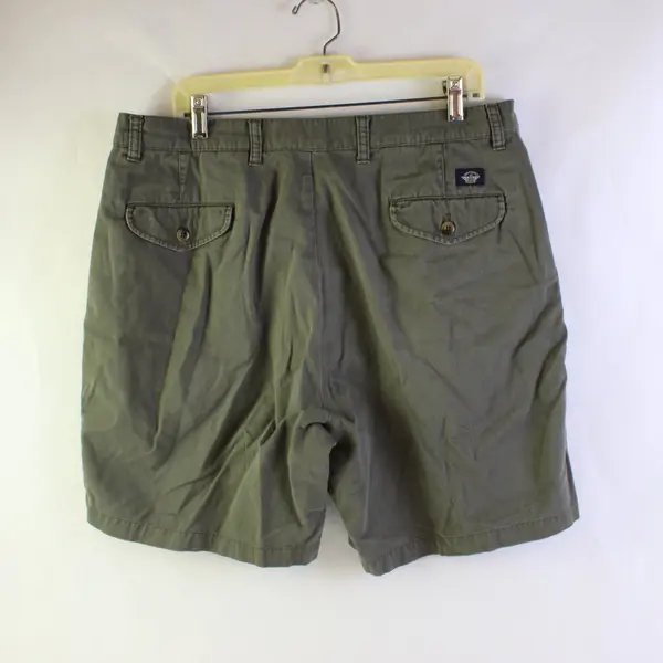 Dockers Khaki Shorts Olive Green Men’s 38 100% Cotton