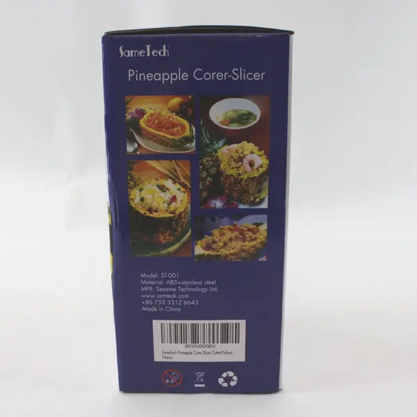 SameTech Stainless Steel Pineapple Corer-Slicer in box, #ST-001 