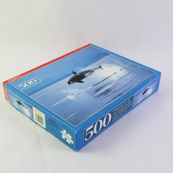 Hoyle 500-Pc. Jigsaw Puzzle Diving Whale Ocean Scene #5501