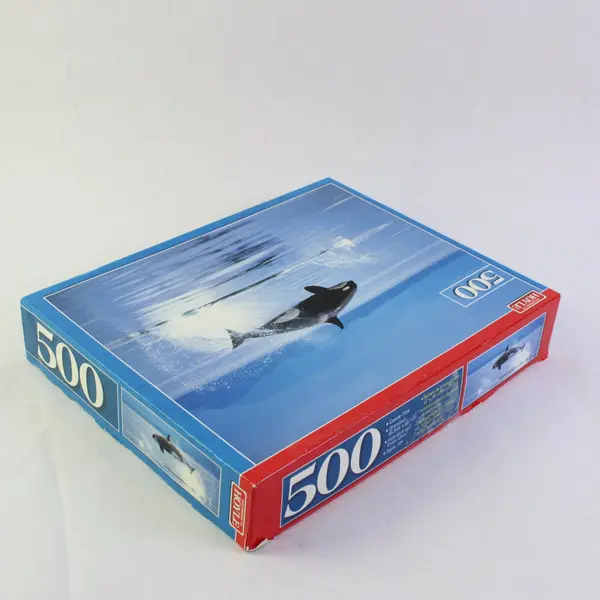 Hoyle 500-Pc. Jigsaw Puzzle Diving Whale Ocean Scene #5501