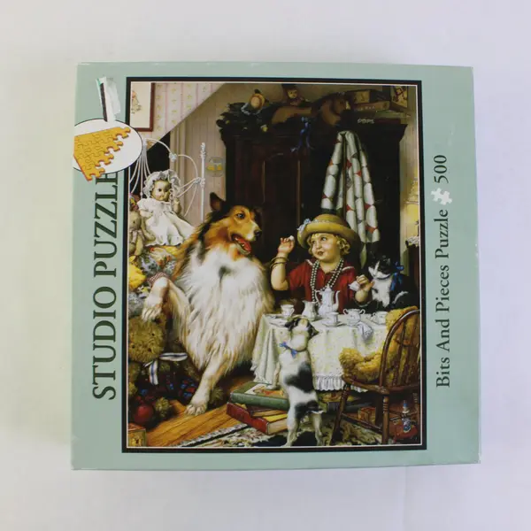 Bits And Pieces Studio 500 pc. Jigsaw Puzzle: One Lump or Two? Complete #01-0152