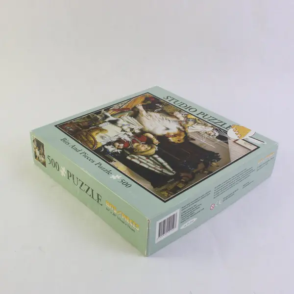 Bits And Pieces Studio 500 pc. Jigsaw Puzzle: One Lump or Two? Complete #01-0152