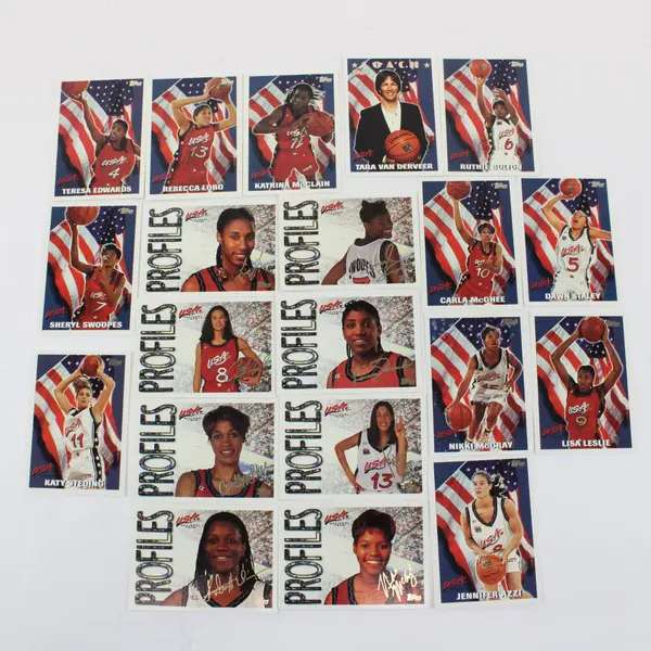 Lot Of 20 1995 Topps Women's USA National Team Basketball Cards